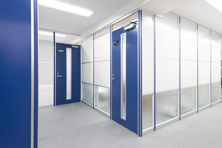 アルミパーテーション工事